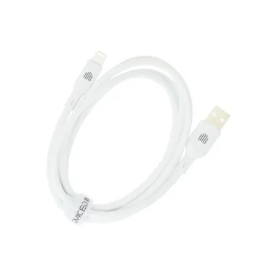 Dviced Cable USB-A to Lightning silicone 1,25m - White
